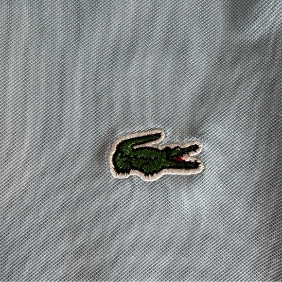 Light Blue Lacoste Men's Classic Piqué Polo Shirt - XXL - Picture 3 of 10